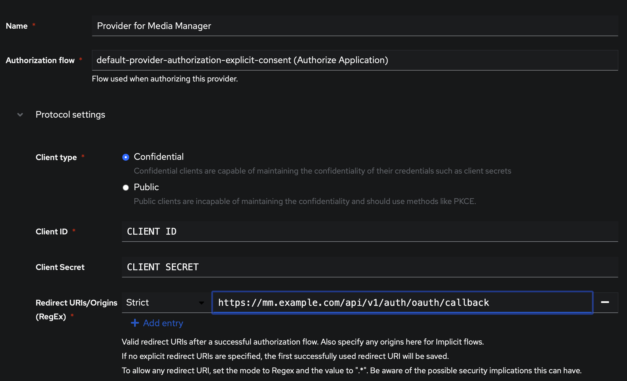 authentik-redirect-url-example
